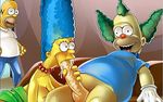  homer_simpson krusty_the_clown marge_simpson tagme the_simpsons 