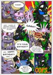  cake comic crome dragon dragoneer_(character) male scalie stripes unknown_artist 