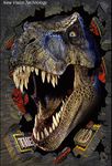  animated crash dinosaur epilepsy_warning feral jurassic_park not_furry scalie scary t-rex theropod tyrannosaurus_rex unknown_artist wiggle_stereoscopy wobble 