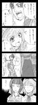  3girls 4koma alice_margatroid bad_id bad_pixiv_id comic crossover da_qiao greyscale highres kirisame_marisa monochrome multiple_girls shin_sangoku_musou sun_ce touhou translated una_kata ze_(phrase) 