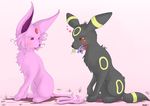  &hearts; 2010 blackfury blush cute espeon female flower male pok&eacute;mon purple_eyes red_eyes umbreon 