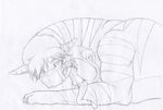  auron auron_denengrad black_and_white cat clothed clothing colorless couple cuddle cuddling cute dragon duo feline feral feral_dragon forest_dragon gay hug leonikuz lion male males mammal monochrome plain_background reptile scalie side_view size_difference sketch white_background 