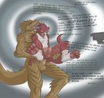  anal anal_penetration balls camera claws cum cum_in_ass cum_inside erection eyes_closed fangs gay hindpaw hypnosis lizard male messy nude oosarovakoo orgasm penetration penis scalie sex spread_legs spreading standing tail tongue uncut 