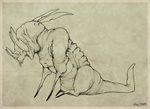  ambiguous_gender creature slug slug_(artist) tusks unknown_species what 