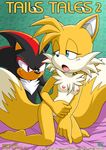  breasts canine couple female fox hedgehog kneeling male miles_prower mobian mobius_unleashed nude pussy sega shadow_the_hedgehog sonic_(series) tails 