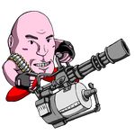  2009 alpha_channel heavy_(team_fortress_2) juindalo kirby lol minigun solo team_fortress_2 what 