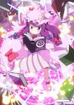  book crescent magic_circle massala patchouli_knowledge purple_eyes purple_hair solo touhou 