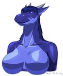  breasts despina dragon equus female portrait scalie solo 