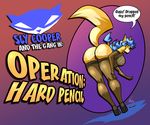  bent_over butt canine carmelita_fox female fox jaeh parody sly_cooper_(series) solo stockings 