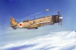  airplane cloud day flying imperial_japanese_army military no_humans original sky ukatsu_juuzou weapon world_war_ii 