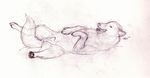  anyare balls canine feral male on_back penis sheath sketch solo tongue wolf 