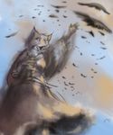  cat feline female flying mammal robe vampirechicken 