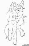  anthro arms bent_arm bent_arms bent_leg big_eyes breasts closed_legs commission couple cuddle cuddling cuntboy do_not_distribute do_not_repost duo ears equine eye_contact eyewear female fur glasses hair holding hooves horse intersex kelly_masila kenigra_nerlon labia lagomorph legs line_art long_ears long_hair looking lying mammal monochrome muscles navel nipples nude pink_gecko_productions plain_background pointed_ears pointy_ears ponytail pussy signature smile tail tail_tuft top_view transgender tuft white_background 