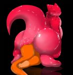  anal_insertion anal_penetration anal_vore big_butt butt charizard chubby djun_dragon_(character) dragon eyecandy eyes_closed fat female insertion male nintendo obese open_mouth overweight penetration pink_body pok&#233;mon pok&eacute;mon red scalie shiny thick_tail video_games vore 