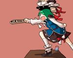  epurasu green_hair objection rod_of_remorse shiki_eiki solo touhou 