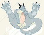  anal anal_penetration anthro balls claws dragon erection fingering fydbac hindpaw male muscles nude paws penetration penis pose soles solo sounding spreading tail_sex toe_claws urethral urethral_penetration 