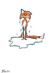  2007 ambiguous_gender canine feral firebringer fox solo wet 