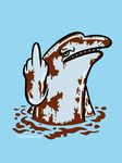  cetacean dolphin marine oil solo the_finger 