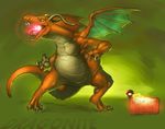  dragon dragonite fire horns pok&eacute;ball pok&eacute;mon scalie 