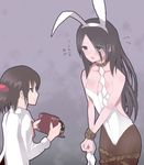  animal_ears bad_id bad_pixiv_id bdsm black_hair bondage bound breasts brown_hair bunny_ears bunnysuit camera cleavage fatal_frame fatal_frame_1 fatal_frame_3 hair_ornament himuro_kirie hinasaki_miku long_hair multiple_girls pantyhose rope shimenawa small_breasts tears vader_(n.r.t.a.) 