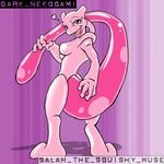  &lt;3 breasts dark_nek0gami darknek0gami female legendary_pok&#233;mon mewtwo nintendo pok&#233;mon pokemon salah solo video_games 