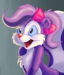  bow chest_tuft countershading cute female fifi_le_fume skunk skunkette so_cute_i_can&#039;t_stop_watching solo tiny_toon_adventures zombiecat 