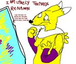  breasts canine digimon female fox lol ms_paint pimples renamon solo unknown_artist what win 