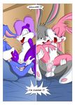  age_difference all_fours anal anal_penetration babs_bunny blue bugs_bunny buster_bunny comic cum dorm female fifi_le_fume foursome lagomorph male orgasm orgy palcomix penetration penis pink purple pussy rabbit skunk straight tail tiny_toons tiny_toons_vacation vacation vaginal vaginal_penetration 