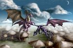  cynder dragon feral flying kevindragon scalie spyro spyro_the_dragon wings 