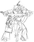  couple kamina katana sketch sword tengen_toppa_gurren-lagann tengen_toppa_gurren_lagann weapon yoko_littner yoko_ritona 