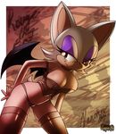  ass bat_ears bat_wings breasts butt female large_breasts mammal nancher rouge_the_bat sega solo sonic_(series) sonic_the_hedgehog wings 