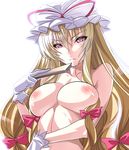  breasts large_breasts saburou_(hgmg) solo touhou yakumo_yukari 