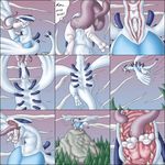  forceswerwolf gulp hindpaw lugia mawshot mewtwo mind_control paws pok&eacute;mon swallow vore willing_vore 