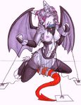  bdsm bondage breasts canine collar corset female pussy ruaidri solo stockings syandene translucent wings 