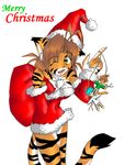  chest_tuft female flora_(twokinds) sack solo standing tom_fischbach twokinds xmas_outfit 