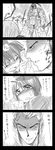  1girl 4koma bad_id bad_pixiv_id comic crossover greyscale highres lu_bu monochrome shin_sangoku_musou touhou translated una_kata wriggle_nightbug 