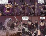  alcohol battle combat comic human king not_furry oglaf royalty skull sword weapon wine worm 