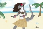 coconuts creature71 female fish hula marine shark skirt solo 