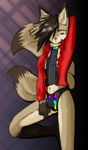  briefs bulge canine fox girly jacket male pose rave shiuk solo underwear 