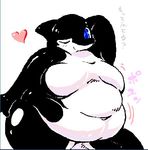  &#21452;&#8224;&#33865; &hearts; ?&dagger;? anthro anthrofied breasts cetacean fat female mammal marine obese orca overweight solo whale 