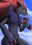  hair long_hair nintendo pok&#233;mon pok&eacute;mon solo urekemo video_games zoroark 