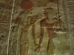  ancient_furry_art carving feline female hieroglyphics lion male sekhmet standing stone 