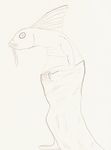  abomination fish looking_at_viewer monster plain_background sketch towel what what_has_science_done yamamoto_hagi 