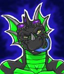  crome dragon goggles jax_the_bat male scalie solo tongue 