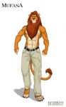  anthrofied beijinbeef daddy disney feline king lion male mammal mufasa muscles royalty solo the_lion_king tlk 