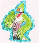  &hearts; avian bird blush collar corset crossdressing feminine isil male panties solo stockings underwear 