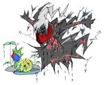  ? blood darkrai kyounoikenie legendary_pok&#233;mon nekogarasu nintendo piercing pok&#233;mon pok&eacute;mon roselia skiploom video_games 