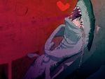  &hearts; chain flippow male marine masturbation penis shark_suit solo sounding urethral 