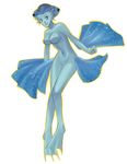  blue breasts female marine nude plain_background princess_ruto solo the_legend_of_zelda unknown_artist video_games white_background zora 