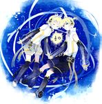  1girl arm_warmers bad_id bad_pixiv_id blonde_hair blue_eyes brother_and_sister closed_eyes detached_sleeves hair_ornament hair_ribbon hairclip headphones highres kagamine_len kagamine_len_(append) kagamine_rin kagamine_rin_(append) leg_warmers mig_(36th_underground) navel popped_collar ribbon short_hair shorts siblings twins vocaloid vocaloid_append 